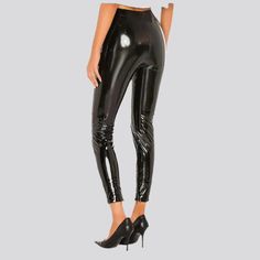 Make a statement and take a trip back to the early 2000s with our Y2K-vibe latex skinny women's jeans from the 2023 Autumn-Winter Collection! These high-waisted, shiny, and snug-fitting jeans feature a unique rubber closure that gives you a secure and leisurely shape. Perfect for creating a look that exudes nostalgia and modernity at once.Distinctive Features: Y2K Style: Get ready to make a statement with this timeless style that takes you back to the early 2000s. Wax-Coated: The pu-coated-pu-co 2k Fashion, Leather Leggings Casual, Latex Fabric, Patent Leather Pants, Casual Pants Style, Latex Leggings, Stylish Jeans, Leather Pant, Jean Pants