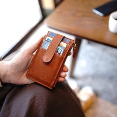 Overview： Design: Womens Coffee Leather Card Holders Wallet Slim Billfold Wallet Card Holders for LadiesIn Stock: Ready to Ship (2-4 days)Include: Only WalletCustom: NoColor: Black, Coffee, BrownLeather: CowhideMeasures: 13cm x 7cm x 1cmWeight: 0.1kgSlots: 1 zip slot, 9 card holders, 1 license holderAccessories(option): NoneStyle: Womens Coffee Leather Card Holders Wallet Slim Billfold Wallet Card Holders for LadiesVery durable (At least 5 Years) and it should last a life time Note： Each item wi Leather Card Holder Wallet, Needle Felting Tutorials, Billfold Wallet, Felting Tutorials, Wallet Card, Slim Wallet, Card Holder Wallet, Card Holder Leather, Wrap Watch