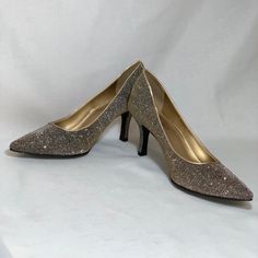 Nwot Fioni Night Heel Shoes Women's 9.5 Gold Sparkle Pump Mira Glitter Formal Party Gold Black Colored Sparkly Embellished Pump-Heel Style Shoes. Slip On With A Pointed Toe. Nwot - Tried On At Store Bundle With Other Items For Additional Discounts Including Shipping :) I Offer Same Day Shipping Whenever Possible! Everyday, Basic, Classic, Comfortable, Cozy, Casual, Workwear, Career Wear, Business Attire, Dress Party, Event Party Sequin Low Heels, Party Low Heels With Sequins, Party Heels With Sequins Low Heel, Party Heels With Sequins And Low Heel, Low Heel Party Heels With Sequins, Fitted Almond Toe Court Shoes For Party, Sparkling Low Heel Party Shoes, Party Heels With Glitter Accents And Low Heel, Glamorous Glitter Low Heel Heels