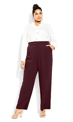 Plus Size Piper Check Black Pant Red Wide Leg Trousers, Work Closet, Christmas Gifts 2022, Plus Size Trousers, Mum Ideas, Plus Size Workwear, Gifts 2022, Curve Fashion, Black Camis