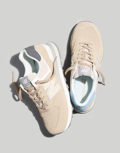 New Balance® Suede 574 Sneakers New Balance Suede, Old School Style, Cute Nike Shoes, New Balance 574, Mesh Sneakers, School Style, Casual Sneakers Women, Cute Nikes, Aesthetic Shoes