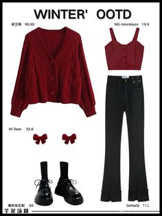 Red Outfit Ideas, Fashion Outfits