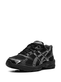 Find ASICS Gel-1130 /pure Silver Sneakers on Editorialist. black/silver-tone mesh design signature Tiger stripes logo-print tongue round toe front lace-up fastening branded insole rubber outsole These styles are supplied by a premium sneaker marketplace. Stocking only the most sought-after footwear, they source and curate some of the most hard to find sneakers from around the world. Silver Asics Sneakers For Streetwear, Asics Silver Sneakers For Streetwear, Silver Asics Running Shoes For Streetwear, Asics Silver Running Shoes For Streetwear, Asics Running Shoes With Vented Sides For Streetwear, Asics Dynamic Mesh Sneakers, Asics Lace-up Sneakers With Vented Sides, Dynamic Asics Mesh Sneakers, Silver Asics Low-top Running Shoes