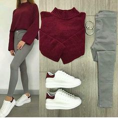 Chic Pants, Elegante Casual, Sneakers Outfit, Outfit Goals, Fashion Mode