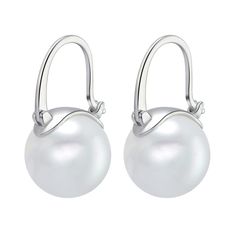 PRICES MAY VARY. 【ELEGANT】This pair of Akoya White pearl drop earrings is perfectly designed to create a classic vibe, holding a size of 12mm/0.47 inches. 【HYPOALLERGENIC】As one of the hottest earring styles at Hugetomato, this 925 Sterling Silver, yellow gold alloy dangle hoop earrings deserve to be. 【LIGHT WEIGHT】Holding 3.4g for each single pearl earring, you won’t feel the weight of the earrings thanks to its ergonomic hoop design. 【PERFECT GIFT】Shopping for gift ideas for women? Worn throug Elegant Nickel-free Dangle Huggie Earrings, Sterling Silver Hoop Earrings With Bail As Gift, White Gold Hoop Earrings With Lever Back Ear Wires, White Gold Huggie Earrings With Lever Back For Gifts, White Gold Hoop Earrings With Lever Back, Silver Round Pearl Earrings With Lever Back, Silver Pearl Earrings With Lever Back, Silver Pearl Earrings With Lever Back For Anniversary, Silver Pearl Drop Huggie Earrings As Gift