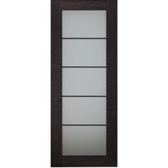 Avanti French Black Apricot prefinished doors perfectly match contemporary modern interiors complementing them, adding style and character to any room with their elegant and exotic contemporary interpretation of wood. The frosted glass panes add chich to the doors and let the morning sunlight stream into the room. The door slab consists of a 5-1/2 in. wide solid pine frame and a 1/4 in. thick frosted glass. The frame is coated with natural wood veneer. The glass is tempered so in case of damage Black Frosted Glass Interior Door, Blurry Glass Door, Prep Pantry, Interior Glass Doors, Walnut Bathroom, Morning Sunlight, Glass Panes, Glass French Doors, Glass Barn Doors