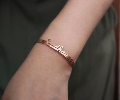 This bangle is made according to your names and size,high quality color plating and polishing make the bangle smooth and never fade, it is very unique to be a birthday gift or for daily wear. Material： Stainless steel Size: bangle size: customized size, bangle width: 2mm/3mm/4mm(default width 3mm,if you need 2mm/4mm width,please note) Custom: 1, Select the color and size you need. 2, Input the letters you need in the 'Personalization' part. 3, If you have any other Personalization requirement, s Custom Name Bangle Bracelet For Personalized Gift, Personalized Rose Gold Cuff Bangle Bracelet, Personalized Bangle For Mother's Day, Personalized Rose Gold Cuff Bracelet, Custom Name Bangle Cuff Bracelet For Anniversary, Custom Name Cuff Bracelet Bangle For Anniversary, Minimalist Name Bangle Bracelet For Personalized Gift, Custom Name Cuff Bangle For Anniversary, Minimalist Name Bangle Bracelet As Personalized Gift