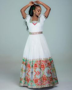 Description Indulge in the epitome of elegance with our breathtaking Habesha Kemis, a fusion of tradition and contemporary style. Our Habesha dress exudes timeless beauty and sophistication, adorned with intricate patterns that capture the essence of Ethiopian culture. Step into luxury and grace with this gorgeous, stylish Ethiopian dress, crafted to make every moment unforgettable. Material Cotton Menen Thread Estimated delivery : 3 weeks to 5 weeks Contact WhatsApp +1(304)-306-2784Email: conta Ethiopian Dress, Habesha Kemis, Religious Books, Dresses Xxl, Wedding Art, Bosnia And Herzegovina, Dresses Xs, Wedding Couples, Timeless Beauty