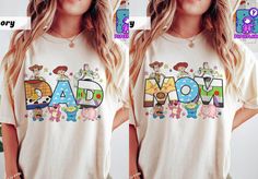 Toy Story Dad And Mom Shirt, Toy Story Family Shirts, Disney Toy Story Shirt, Disneyland Trip Shirt Matching Disney Shirts Toy Story, Toy Story Custom Shirts, Toy Story Vinyl Shirt Ideas, Mom And Dad Toy Story Birthday Shirts, Mom And Dad Disney Shirts, Disney T Shirt Ideas, Family Disney Shirts Ideas, Toy Story Shirt Ideas, Toy Story Disney Shirts