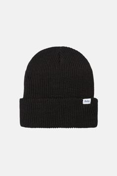 Knit with comfort in every stitch, the Katin beanie provides endless warmth and effortless style for any cold-weather season. Acrylic knit Woven Katin label Black Knitted Hat For Streetwear, Black Knitted Beanie Cap, Black Ribbed Hat For Fall, Black Knitted Beanie For Winter, Classic Black Knitted Hat, Black Soft Knit Beanie For Outdoor, Trendy Black Soft Knit Beanie, Trendy Black Outdoor Beanie, Black Winter Beanie One Size Fits Most