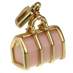 Louis Vuitton Yellow Gold Rose Quartz Bag Charm 18673han000 Elegant Everyday Bag Charm With Logo, Luxury Logo Bag Charm For Gift, Luxury Logo Bag Charm As Gift, Luxury Bags With Logo Charm For Gift, Luxury Rectangular Jewelry With Gold-tone Hardware, Luxury Rose Gold Jewelry With Box Clasp, Elegant Gold Bag With Logo Charm, Luxury Everyday Jewelry With Logo Charm, Luxury Gold-tone Jewelry As A Gift