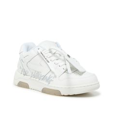 Off-White-Out of Office Sneaker - Women's Enjoy the abstract shapes and graffiti-inspired writing on the Out of Office sneakers from Off-White. Casual and cool, these kicks will effortlessly take any laid back look to the next level. About the Brand : When Virgil Abloh first released his fashion collection in 2012, he had no idea the legacy that would follow. Now, Off-White is taking the industry by storm thanks to its ironic "too cool to care" style loved by celebrities. Dare to reimagine stree White Skate Shoes With Letter Print And Round Toe, White Skate Shoes With Letter Print, Casual White Skate Shoes With Logo-print Tongue, Low-top Skate Shoes With Logo-print Tongue For Streetwear, Casual Lace-up Skate Shoes With Logo-print Tongue, White Lace-up Skate Shoes With Letter Print, White Letter Print Lace-up Skate Shoes, Casual Custom Sneakers With Logo-print Tongue For Streetwear, Streetwear Skate Shoes With Logo-print Tongue