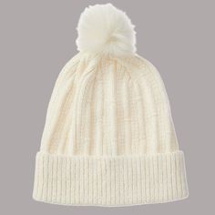 Classic style meets modern design with this Women's Chenille Hat with Faux Fur Pom. Soft rayon chenille knit provides superior warmth and cozy style. This hat keeps ears covered and traps warmth inside for ultimate protection from cold weather. Soft Adjustable Winter Bonnet, Cream Knit Bonnet For Winter, Winter Cream Knit Bonnet, Cream Soft Knit Crochet Hat For Winter, Winter Cream Crochet Hat With Soft Knit, Cream Crochet Winter Hat With Soft Knit, Cozy Solid Color Hats For Cold Weather, Cozy Solid Hats For Cold Weather, Adjustable Cozy Soft Hat