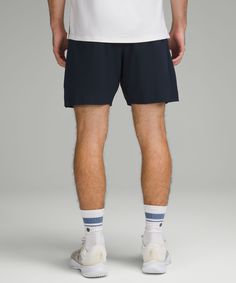 Ready, Set, Serve. With Lightweight Fabric And Built-In Tennis Ball Storage, These Lined Shorts Are Ready To Hit The Court. Designed For Tennis. Streamlined Fit That Gives Glutes And Thighs Breathing Room. Liner Has A Supportive Built-In Pouch, Side Drop-In Pockets, And A Pocket For Drawcord Strings. Waistband Drawcord Can Be Worn Inside Or Out. Back Waistband Has Low-Bounce, Side-Entry Pockets For Tennis Balls. | Vented Tennis Short 6" Classic Fit Lululemon Training Bottoms With Built-in Shorts, Casual Training Shorts With 5-inch Inseam, Casual Training Bottoms With 5-inch Inseam, Casual Running Bottoms With 5-inch Inseam, Lululemon Moisture-wicking Bottoms For Workout, Lululemon Moisture-wicking Workout Bottoms, Lululemon Athleisure Bottoms For Summer, Fitted Lululemon Bottoms With Built-in Shorts, Sporty Lululemon Summer Bottoms