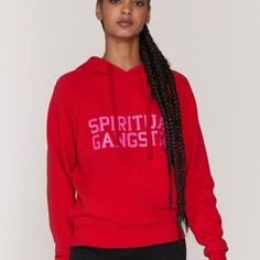 Nwt Relaxed Fit Hoodie Crafted From A Super-Soft Poly Blend. Length: 26 Inches Made In Usa Raglan Hoodie, Always Shine, Athleisure Women, Yoga Activewear, Spiritual Gangster, Remind Yourself, Athleisure Outfits, Stay Inspired, Logo A