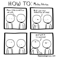 a comic strip about how to socialize