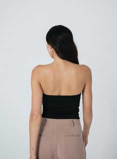 Details Crystal is the tube top your closet has been missing. Double lined on the front and she does not slip. Featuring a hold-you-in fabric and sits at the natural waistline. Made in LA Pre-washed Stretch Tube Top With Built-in Bra, Chic Stretch Bandeau Halter Top, Bandeau Tube Top With Built-in Bra For Night Out, Versatile Halter Top With Built-in Bra For Night Out, Strapless Tops With Built-in Bra For Night Out, Stretch Bandeau Camisole With Built-in Bra, Fitted Crop Tube Top With Built-in Bra, Chic Bandeau Top With Built-in Bra, Chic Fitted Bandeau Camisole