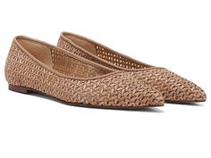 Sam Edelman Wanda - Women's Shoes : Warm Tan : Style your all outfits with the trendy Sam Edelman Wanda flats. Leather upper. Synthetic lining and insole. Slip on closure. Pointed toe. Synthetic outsole. Imported. Measurements: Weight: 6 oz Product measurements were taken using size 9, width M. Please note that measurements may vary by size. Weight of footwear is based on a single item, not a pair. Spring Leather Sole Slip-on Flats, Beige Closed Toe Flats For Fall, Elegant Flats With Textured Footbed For Spring, Beige Closed Toe Ballet Flats With Textured Sole, Spring Flats With Removable Insole And Round Toe, Beige Closed Toe Flats With Textured Footbed, Elegant Spring Flats With Textured Footbed, Brown Low Heel Flats For Spring, Spring Brown Flats With Removable Insole