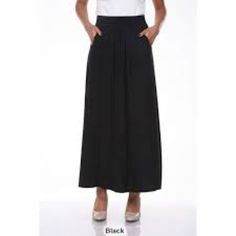 White Mark Womens Maxi Skirt With Pockets Black New With Tags Medium And Large Does Not Have Tags Casual High Waist Black Maxi Skirt, Black Stretch Skirt With Pockets, Fitted Black Casual Maxi Skirt, Black Fitted Casual Maxi Skirt, Fitted Black Maxi Skirt Casual, Full-length Black Lined Skirt, Casual Black Lined Maxi Skirt, Black Fitted Maxi Skirt Casual, Full Length Black Lined Skirt