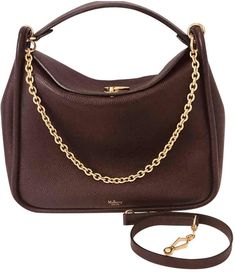 Mulberry Leighton Other Leather Handbag Mulberry Handbags 2022, High-end Brown Shoulder Bag With Gold-tone Hardware, Mulberry Bags, Luxury Brown Shoulder Bag With Gold-tone Hardware, Types Of Handbags, Womens Handbags