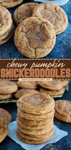 Pumpkin Snickerdoodles, fall baking ideas, pumpkin recipes Pumpkin Snickerdoodle Recipe, Easy Yummy Fall Desserts, Fall Goodies Dessert Recipes, Fall Recipes Dessert Easy, Fall Healthy Recipes Dessert, Fall Baking Recipes Desserts Easy, Fall Holiday Baking, Creative Fall Food Ideas, Fall Pumpkin Recipes Healthy