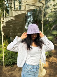 Pink Bucket Hat, Women's Cotton Summer Hat, Sun Hat, Cute Bucket Hat, Vintage Hat, Trendy Hat, Crochet Bucket Hat, Custom Sun Hat, Beach Hat - Etsy Ukraine Trendy Lightweight Bucket Hat With Short Brim, Summer Crochet Cotton Hat For Vacation, Summer Crochet Hat In Cotton For Vacation, Handmade Bucket Hat For Summer, Trendy Mini Bucket Hat For Summer, Casual Mini Hats With Curved Brim For Spring, Summer Style Cotton Crochet Hat, Casual Bucket Hat For Spring, Casual Cotton Crochet Hat For Spring