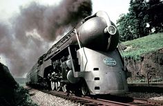 Advertised as "The Most Famous Train in the World", 20th Century Limited was an express passenger train. Steam Trains Photography, Flying Scotsman, Steam Engine Trains, Old Train Station, Railroad History