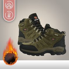 Upper Materials:Cowhide; Season:Summer,Spring   Fall,Fall; Lining Material:Fabric; Gender:Men's; Activity:Camping / Hiking / Caving,Hiking,Climbing; Toe Shape:Round Toe; Type:Hiking Boots,Mountaineer Shoes; Midsole Materials:EVA; Outsole Materials:Rubber; Age Group:Adults'; Closure Type:Lace-up; Function:Shock Absorption,Breathable,Comfortable,Windproof; Insole Materials:Rubber; Net Weight:0.6 Outdoor Walking Shoes With Round Toe, Khaki Waterproof Lace-up Hiking Boots, Durable Green Round Toe Boots, Khaki Lace-up Waterproof Hiking Boots, Non-slip Closed Toe Walking Shoes For Outdoor Activities, Non-slip Walking Shoes For Outdoor Activities, Durable Khaki Hiking Boots With Round Toe, Green Waterproof Boots With Round Toe For Outdoor Activities, Green Round Toe Hiking Boots For Outdoor