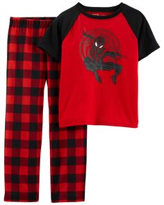 Kid 2-Piece Spider-Man Loose Fit Pajamas from carters.com. Shop clothing & accessories from a trusted name in kids, toddlers, and baby clothes. Spiderman Outfit, Carter Kids, Boys Pajamas, Kids Pajamas, Shop Clothing, Dream Clothes, Denim Fashion, Spiderman