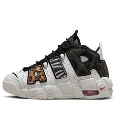 (GS) Nike Air More Uptempo 'Tunnel Walk' DZ4843-100 - KICKS CREW Uptempo Aesthetic, Nike Air Uptempo, Acid Bath, Nike Air More Uptempo, Nike Air More, School Play, Sneaker Games, Swag Shoes, Boys Sneakers