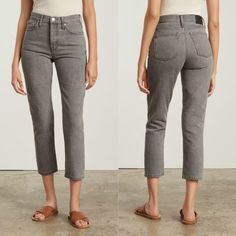 **Brand New With Tags** Everlane High Rise 90s Cheeky Jean In Acid Grey. Size 25 Crop, No Stretch Button Front With Silver Hardware 100% Cotton Everlane Cheeky Jean, Everlane Mid-rise Denim Jeans, Everlane High-rise Denim Bottoms, Non-stretch Medium Wash Tapered Leg Jeans, Medium Wash Pull-on Tapered Jeans, Slouch Jeans, Everlane Jeans, Blue Jeans Mens, Stretch Denim Pants