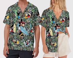 Introducing the Surfing Disney Mickey Hawaiian Shirt, the ultimate beachwear that combines the magic of Disney with the laid-back vibes of Hawaii. This shirt is not just another piece of clothing; it’s a statement of style, adventure, and nostalgia. Whether you’re a man or a woman, this shirt is the best gift you can give yourself or your loved ones. Let’s dive into the specific details that make this shirt truly exceptional. First and foremost, the design features the iconic M Disney Character Print Summer Shirt, Summer Vacation Tops With Character Print, Multicolor Disney T-shirt For Summer, Summer Cartoon Print Shirt For Disney Fan Events, Disney Style Tops For Summer Fan Events, Disney Cartoon Print Summer Shirt, Mickey Mouse Shirt For Disney Fan Events In Summer, Beach Cotton Top With Character Print, Cotton Character Print Beach Top