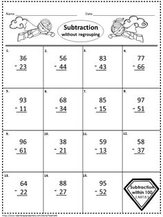 Addition and Subtraction within 100 | Addition and subtraction ...