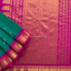 Introducing our pure Gadwal Pattu saree in green and pink! This exquisite creation merges the elegance of traditional craftsmanship with contemporary fashion. Handwoven with love, this saree encompasses the rich heritage of Gadwal weaving, known for its luxurious silk and intricate zari work. The vibrant combination of green and pink hues makes for a captivating palette, perfect for festive occasions, weddings, or cultural celebrations.  Product : Saree Material : Gadwal Pattu Color : Multi Colo Green Traditional Wear For Transitional Season, Transitional Green Traditional Wear With Drape, Green Traditional Wear With Patterns For Puja, Green Traditional Wear For Ceremonies, Green Traditional Wear For Ceremonies And Transitional Season, Green Handloom Saree For Traditional Ceremonies, Traditional Green Saree, Green Saree For Festive Occasions, Green Saree With Zari Weaving In Traditional Drape