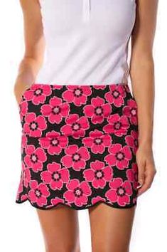 Trendy Fashion NWT GOLFTINI Hot Pink Black Floral WANDERLUST Golf Skort 4 6 6L 8 8L 10 12, women's Activewear Casual Golf Skort For Summer, Casual Summer Golf Skort, Casual Golf Skort For Spring, Fitted Golf Skort For Summer, Casual Spring Golf Skort, Fitted Casual Golf Skort, Hot Pink Gold Hinge Skirt, Casual Fitted Golf Skort, Pink Skort With Built-in Shorts