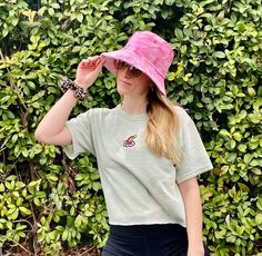 Restyled Rainbow Cloud Girl Embroidered Crop Top Bleached | Etsy Embroidered Crop Tops, Scalloped Shorts, Girls Crop Tops, Biodegradable Packaging, Rainbow Cloud, Star Shirt, Green Shorts, Crop Shirt, Fashion Industry