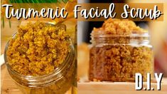 Homemade Turmeric Face Scrub | Lighten Dark Spots & Get Glowing Skin🎯Get The Ultimate Guide to Body Butter https://www.beautyrove.com/ultimate-body-butter-g... Dark Spot Corrector Diy, Turmeric Face Mask Dark Spots, Turmeric Face Scrub, Turmeric Benefits For Skin, Scrub Ideas, Facial Scrub Recipe, Diy Facial Scrub, Turmeric Scrub, Tumeric Face