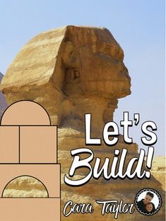 an image of a sphinx statue with the words let's build in front of it