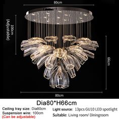 an image of a chandelier that is in the shape of a bird with wings