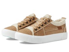 Blowfish Malibu Claydoe Shr - Women's Shoes : Desert Khaki Smoked Canvas : A neutral sneaker with subtle color, the Blowfish Claydoe Shr is super comfortable and perfect to bring a rugged touch to your casual attire. Textile upper, lining, and insole. Cushioning on the footbed for all-day comfort. Lace-up construction with branded eyelets. Round toe silhouette. Textile outsole. Imported. Measurements: Weight: 13 oz Product measurements were taken using size 8.5, width M. Please note that measure Casual Outdoor Textile Sneakers, Everyday Fall Sneakers With Speckled Midsole, Comfortable Synthetic Winter Sneakers, Casual Beige Round Toe Sneakers, Comfortable Outdoor Sneakers With Vulcanized Sole, Comfortable Brown Sneakers For Spring, Casual Synthetic Sneakers For Outdoor, Comfortable Beige Lace-up Sneakers, Trendy Brown Canvas Sneakers