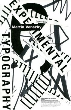 an advertisement for martin venecky's exhibition