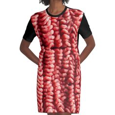 Loose and casual fit jersey t-shirt dress. Printed polyester blend front panel, solid color 100% cotton back/sleeves/rib. Size range XS-2XL. Meat Meat its good for your feetMeat Meat have a seat Meat Meat lay down a beatMeat Meat now have some meat King Of The Hill, Ground Meat, Dress For Sale, Casual Fit, Casual Fits, Jersey T Shirt, T Shirt Dress, Dresses For Sale, Graphic T Shirt