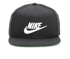 Make a statement when you step out wearing the Nike® Futura Pro Flat Bill! This stylish baseball cap has an adjustable snapback closure, interior DRI-Fit sweatband, and the classic flat bill design to give your style a touch of edge! Fabric upper,Adjustable snapback closure for a secure fit,Interior DRI-Fit sweatband for added comfort,Classic flat bill cap style,2 3/4 inch flat bill,Nike® branding details,One size fits most | Nike Adult Unisex NSW Futura Pro Flat Bill Cap in Black/White Classic Flat Crown Baseball Cap For Sports, Nike Adjustable Snapback Baseball Cap, Nike Baseball Cap Snapback, Adjustable Nike Baseball Cap, Sporty Flat Crown Hats For Sports, Nike Cap For Streetwear, Nike Curved Brim Baseball Cap For Streetwear, Nike Adjustable Snapback Hat, Nike Casual Adjustable Snapback Hat