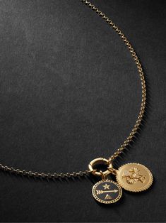 Shop FOUNDRAE 18-Karat Gold, Diamond and Enamel Necklace, Explore the latest in-season FOUNDRAE collection today on MR PORTER Mens Diamond Necklace, Jewelry Gift Guide, Boys Jewelry, Mens Gold Jewelry, Enamel Necklaces, Gold Diamond Necklace, Meaningful Jewelry, Necklace For Men, Latest Jewellery