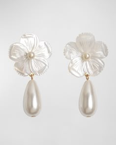 Pearl Flower Earrings, Jennifer Behr, Jewelry Lookbook, Pearl Flower, Girly Jewelry, Dream Jewelry, Pretty Jewellery, Jewelry Inspo, Pearl Drop