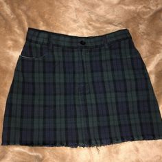 Completely New, Never Worn (Doesn’t Have Tags Though) Brandy Melville: One Size, But Most Likely To Fit Xs, Size 00-2 Plaid Cotton Skort For Fall, Casual Plaid Mini Skirt With Lined Detail, Casual Plaid Mini Skirt With Lining, Trendy Plaid Cotton Skort, Plaid Cotton Mini Skirt Skort, Plaid Cotton Mini Skirt, Plaid Cotton Mini Skort, Casual Plaid Cotton Mini Skirt, Fitted Cotton Plaid Skirt