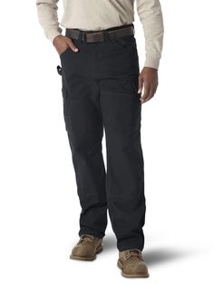 PRICES MAY VARY. RELAXED FIT. This relaxed fit work pant is designed with function and comfort in mind. Built with a relaxed fit through the seat, thigh, and knee, this work pant sits comfortably on the waist and leaves plenty of room to fit over your work boots ROOM2MOVE COMFORT; For long days on the job, you want a work pant that keeps you comfortable; Made with an improved fit, this pant features an action gusset crotch and deep front pockets for added range of movement and comfort in wear DU Cargo Work Pants, Mens Work Pants, Safety Clothing, Tall Pants, Mens Workwear, Tall Jeans, Big Clothes, Utility Pants, Hunting Clothes