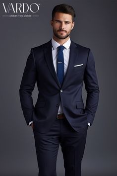 >>ORIGINAL ARTWORK AND CONTENT, PLEASE DO NOT COPY<< Men Suits, Suits For Man, Formal Navy Blue Two-Piece Suit for Men - Business, and Special Occasion Attire, Formal Attire, Formal Suit Set, Formal Attire, Formal piece Wedding Suit, Double Breasted, Formal Fashion Slim Fit Suit. Elevate your style with our timeless Navy Blue Two-Piece Suit, tailored to perfection for men who appreciate sophistication and versatility. This elegant suit is a must-have for weddings, business meetings, and special occasions. Crafted with precision and attention to detail, our two-piece suit exudes confidence and refinement. 👔 Key Features: ✨ Premium Quality: Made with high-quality materials, ensuring comfort and durability. 🌟 Tailored Fit: Designed to provide a sleek and modern silhouette. 💼 Versatile Eleg Real Estate Suits Men, Business Formals For Men, How To Style A Suit For Men, Suits Men Dark Blue, Office Suits Men Work Outfits, Best Men Suits Style, Tailor Made Suit Men, Must Have Suits For Men, Business Suits Men Offices