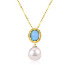 Opal Freshwater Baroque Pearls Necklace Gold Vermeil The Opal Freshwater Baroque Pearls Necklace Gold Vermeil is the perfect accessory to add a touch of luxury to any outfit. Whether you're dressing up for a special occasion or simply want to add a bit of glamour to your everyday look, this necklace will bring sophistication from an inspirational era worthy of its class. The natural beauty of the opal gemstone is accented by the shimmering gold vermeil and freshwater baroque pearls, making this Baroque Pearls Necklace, Baroque Pearl Earrings, Baroque Pearl Necklace, Pearls Necklace, Gold Pearl Necklace, Set Necklace, Natural Opal, One Set, Baroque Pearls