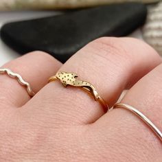 Made to order handmade 14ct gold filled whale shark ring. Perfect for any beach lover. This is a made to order ring, please select your desired ring size from the drop down menu. I will then make your ring, it can take a maximum of 2 weeks but I will always aim to get your ring sent out as swiftly as possible  All my items are sent signed for first class postage for FREE. If you would like your item sent tracked/recorded please message me before making your purchase. All my jewellery comes in eco friendly packaging, Shed Maid gift box excluded. Ocean Gold Ring, Whale Shark Bracelet, Shark Rings Jewelry, Hammerhead Shark Jewelry, Shark Ring, Beachy Tattoos, Whale Shark, Matching Rings, Simple Jewelry